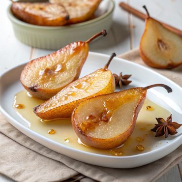 Easy Maple Baked Pears