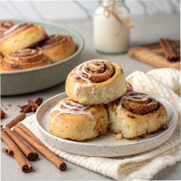 No-Yeast Cinnamon Roll Biscuits