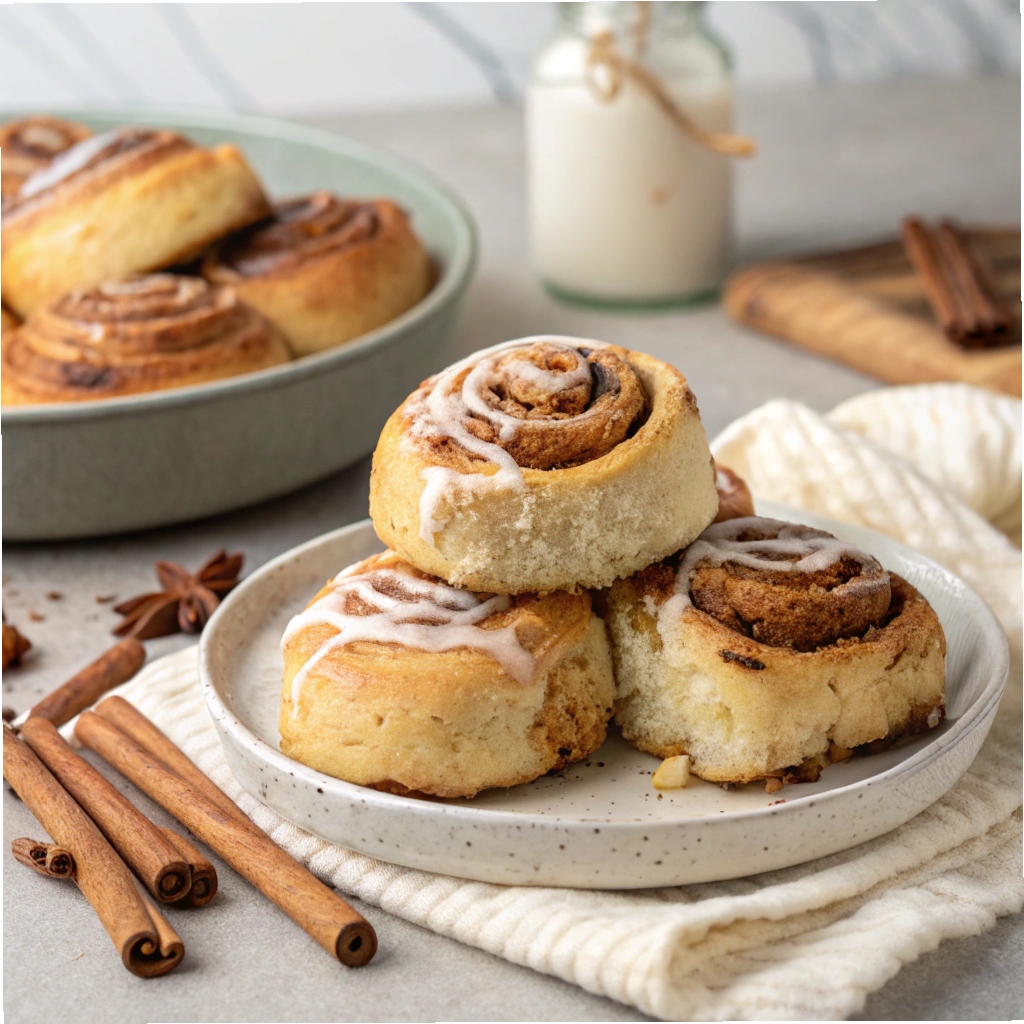 No-Yeast Cinnamon Roll Biscuits