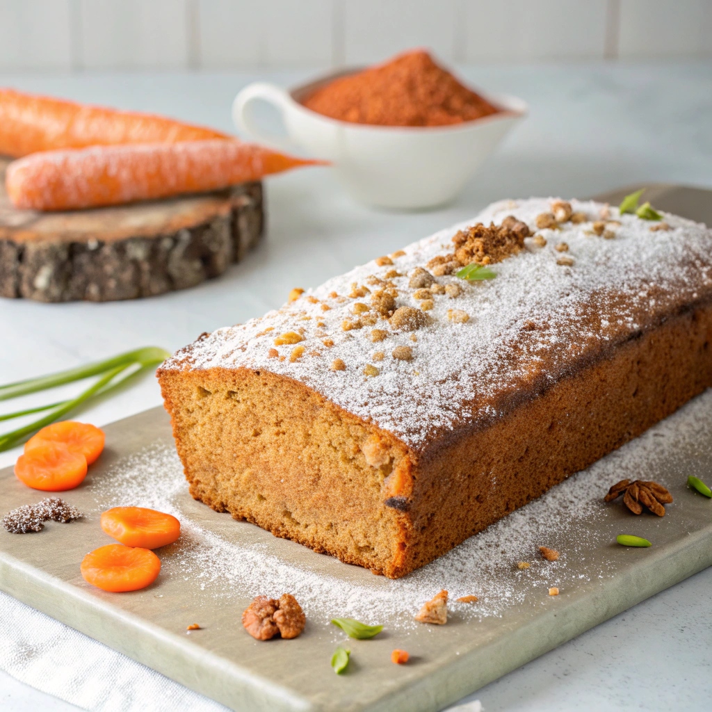 Carrot Cake Loaf (Quick Bread)
