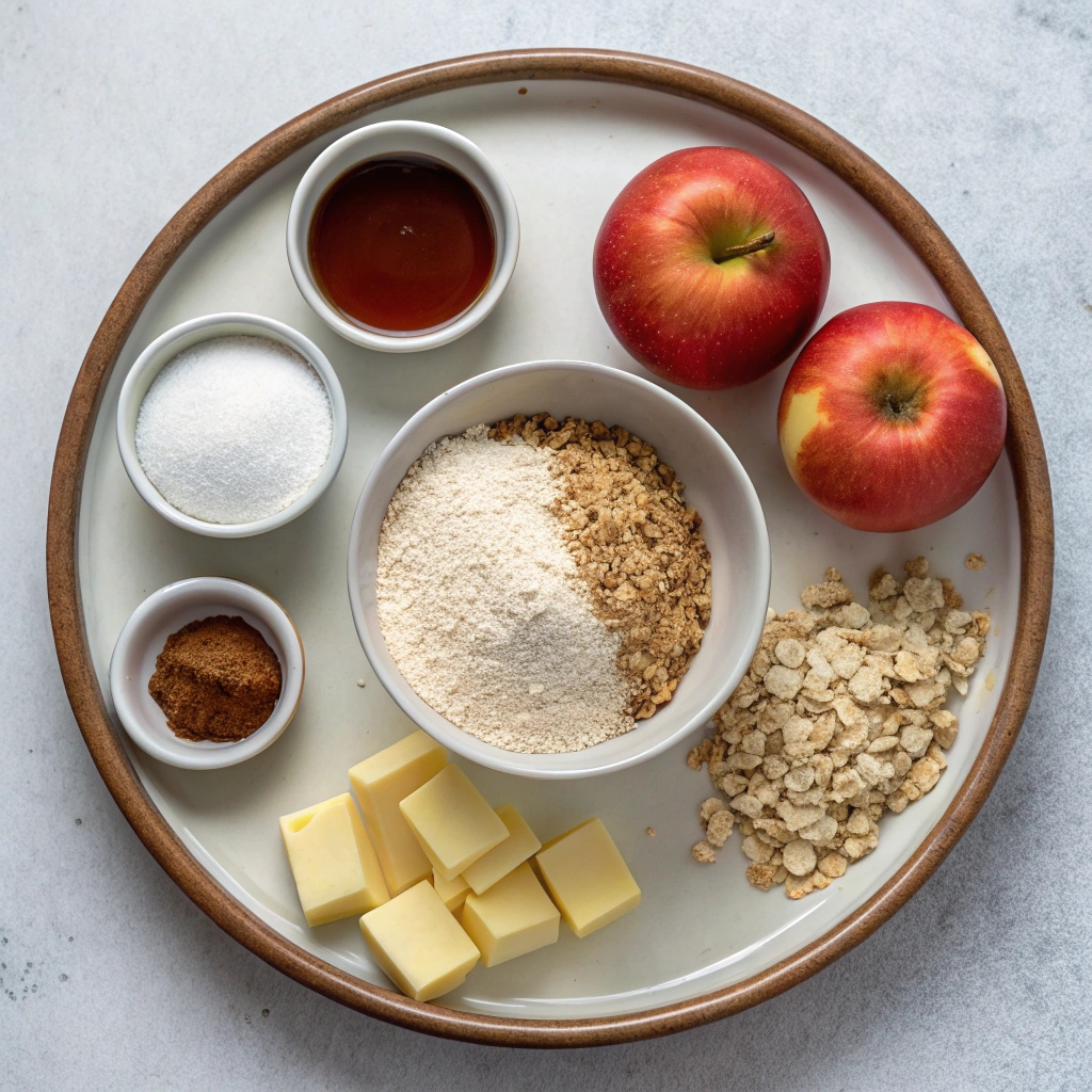 Apple Cinnamon Oatmeal Cookies Ingredients