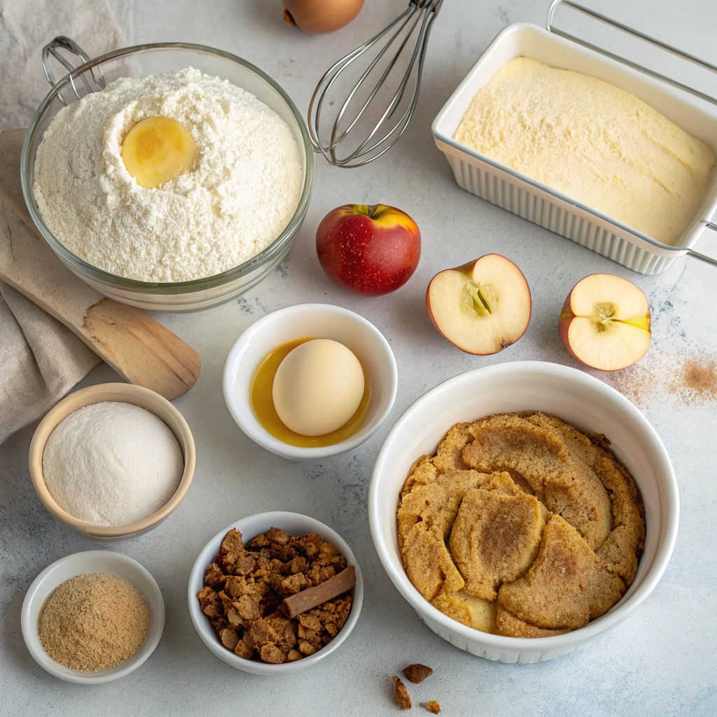 Carrot Cake Loaf (Quick Bread) Ingredients