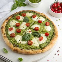 Pesto Pizza (Easy Recipe)