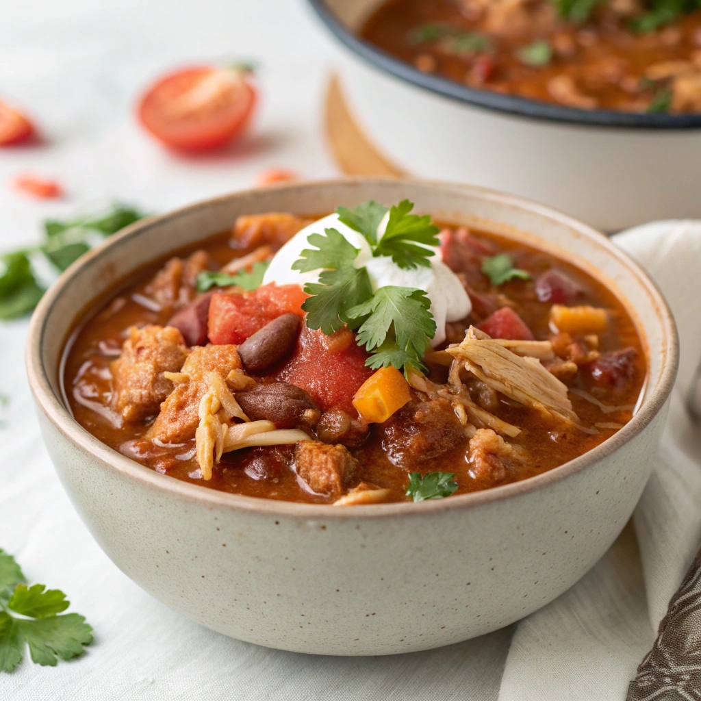 My Favorite Slow Cooker Chicken Chili