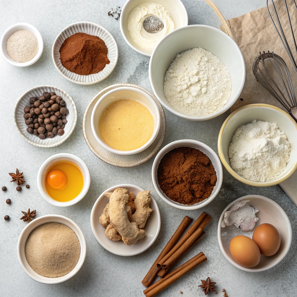 Super Moist Spice Cake Ingredients