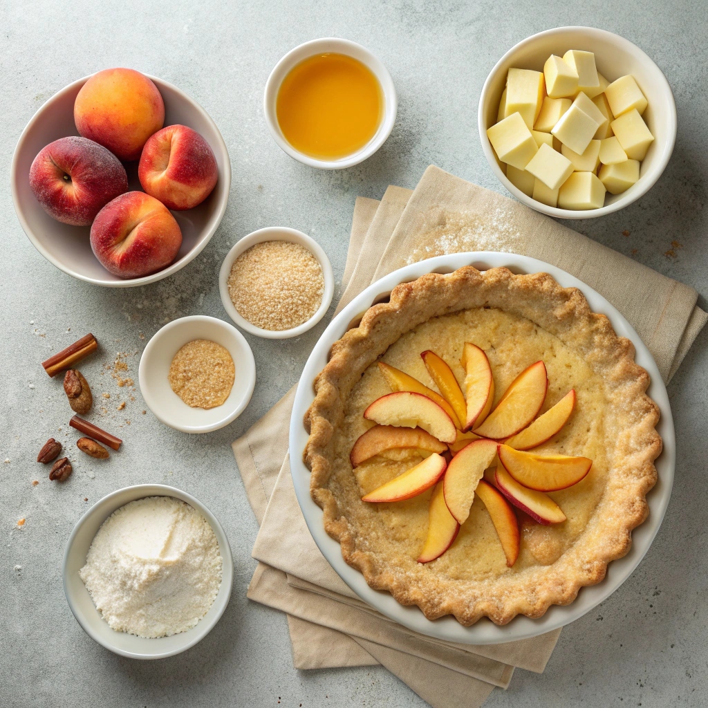 Perfect Peach Pie Recipe Ingredients