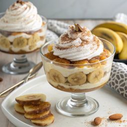 Caramelized Banana Pudding (With Cinnamon Whipped Cream)