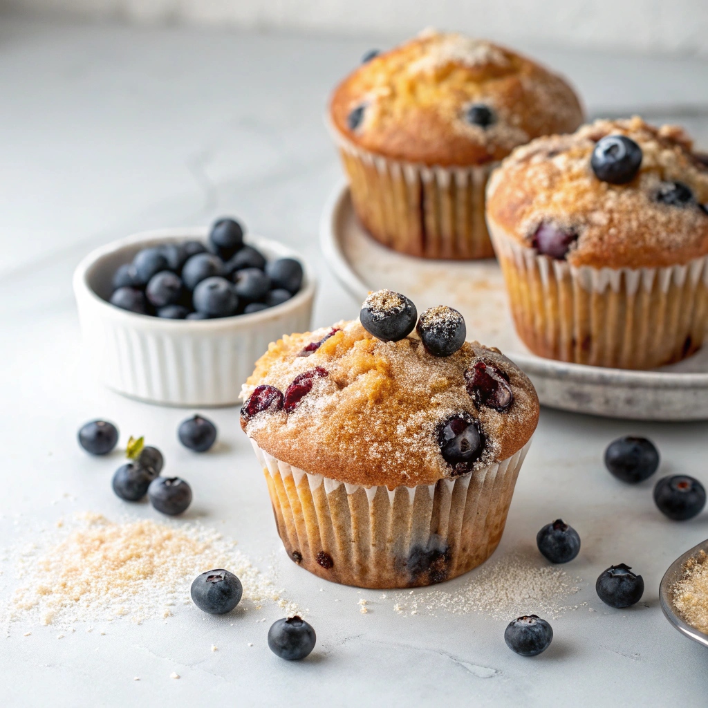 Sparkling Jumbo Blueberry Muffins