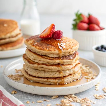 Whole Wheat Oatmeal Pancakes