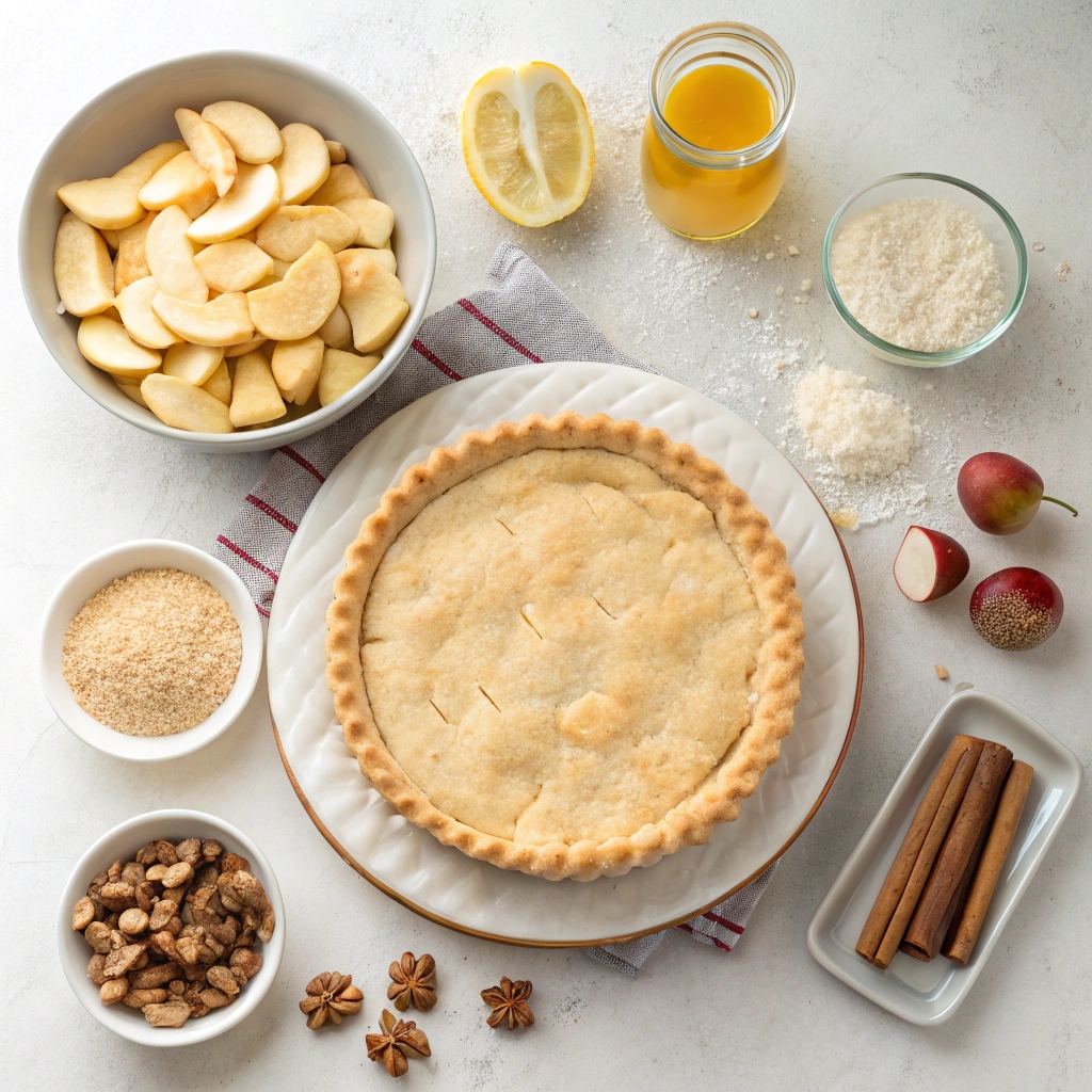 Apple Crumble Pie Ingredients